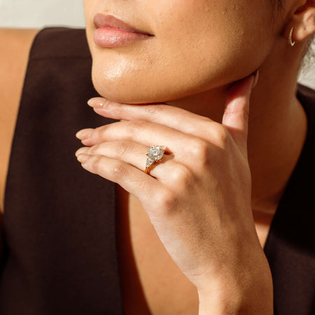18ct Yellow & White Gold 4.01ct Diamond Odyssey Ring - Ring - Walker & Hall