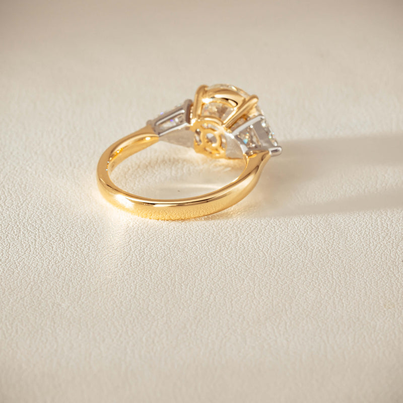 18ct Yellow & White Gold 4.01ct Diamond Odyssey Ring - Ring - Walker & Hall
