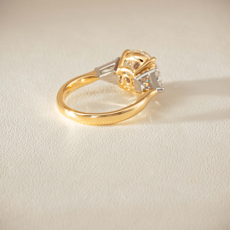 18ct Yellow & White Gold 4.01ct Diamond Odyssey Ring - Ring - Walker & Hall