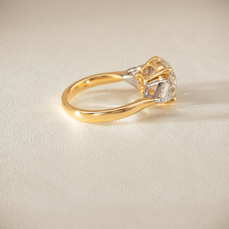 18ct Yellow & White Gold 4.01ct Diamond Odyssey Ring - Ring - Walker & Hall