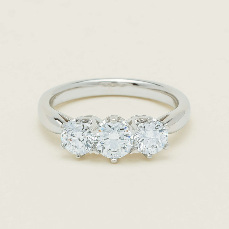 18ct White Gold 1.33ct Diamond Coronado Ring - Ring - Walker & Hall