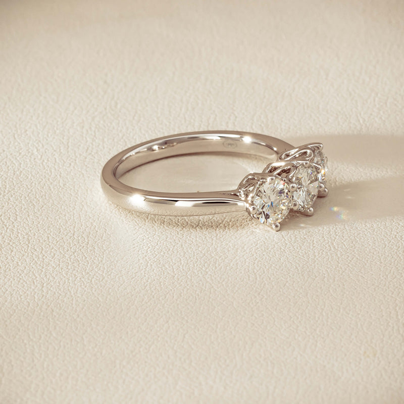 18ct White Gold 1.33ct Diamond Coronado Ring - Ring - Walker & Hall