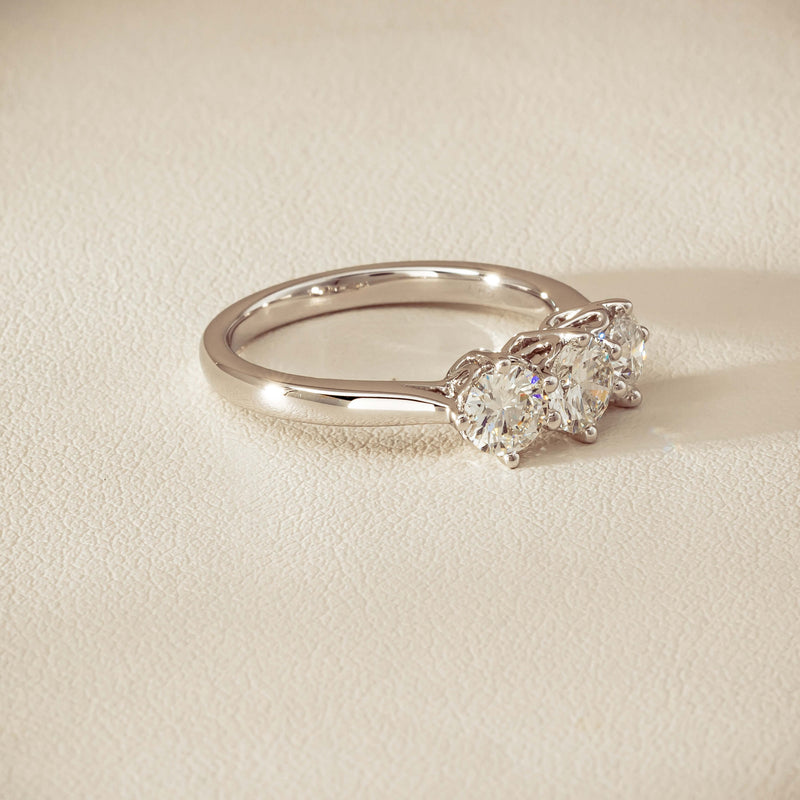 18ct White Gold 1.33ct Diamond Coronado Ring - Ring - Walker & Hall
