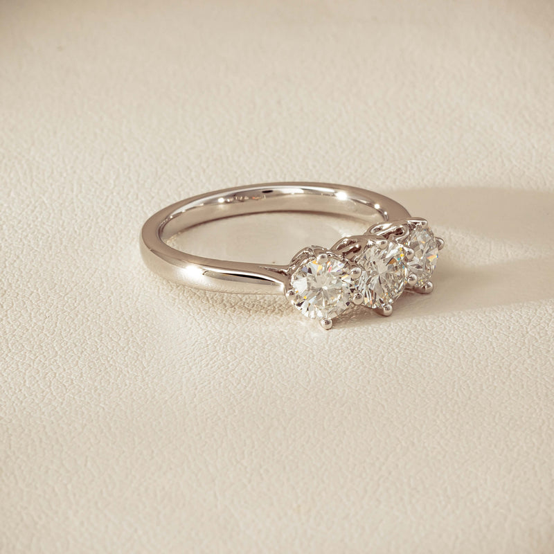 18ct White Gold 1.33ct Diamond Coronado Ring - Ring - Walker & Hall