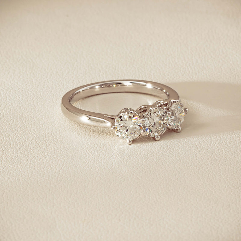 18ct White Gold 1.33ct Diamond Coronado Ring - Ring - Walker & Hall