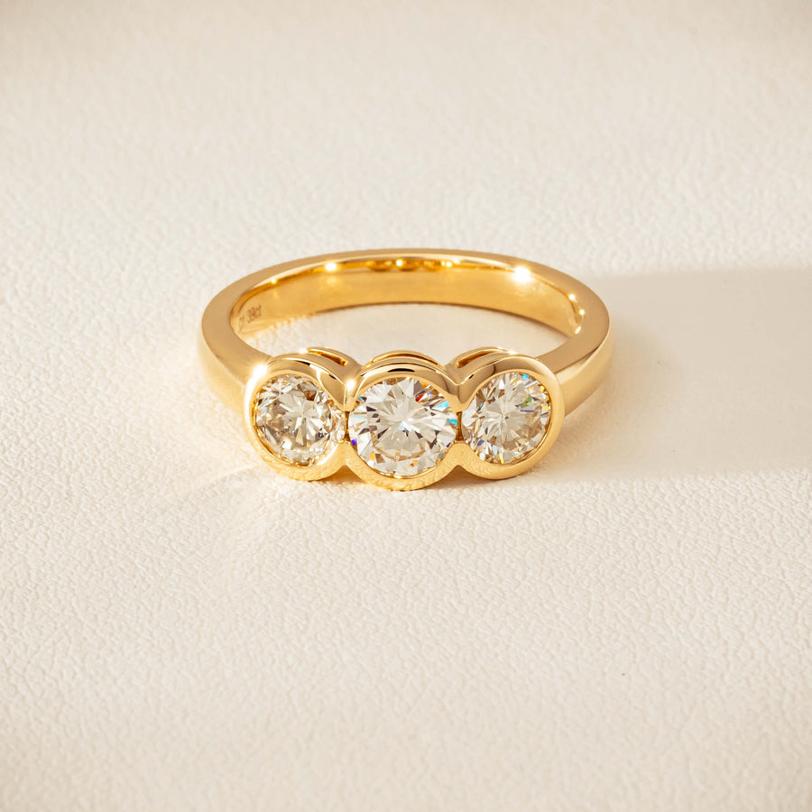 18ct Yellow Gold 1.39ct Reclaimed Diamond Natalia Ring