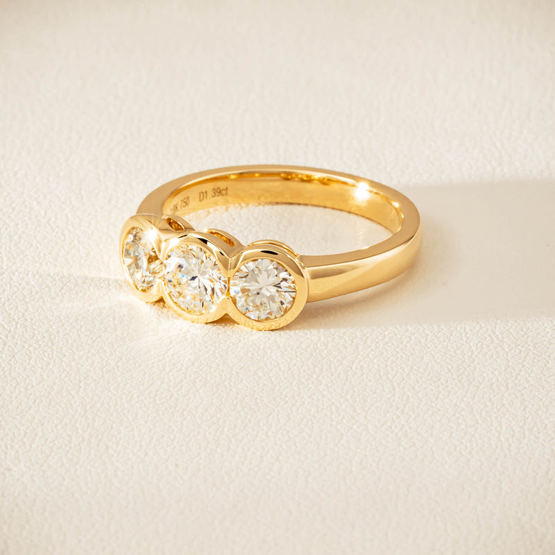 18ct Yellow Gold 1.39ct Reclaimed Diamond Natalia Ring