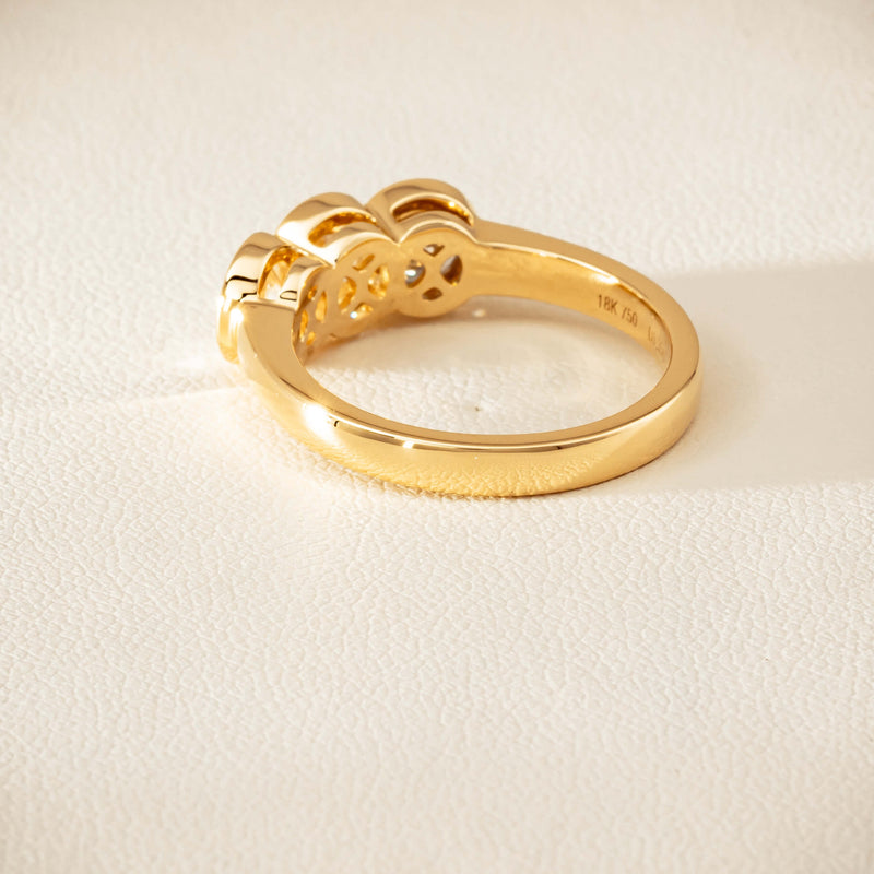 18ct Yellow Gold 1.39ct Reclaimed Diamond Natalia Ring