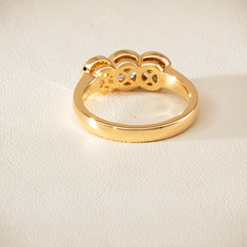 18ct Yellow Gold 1.39ct Reclaimed Diamond Natalia Ring