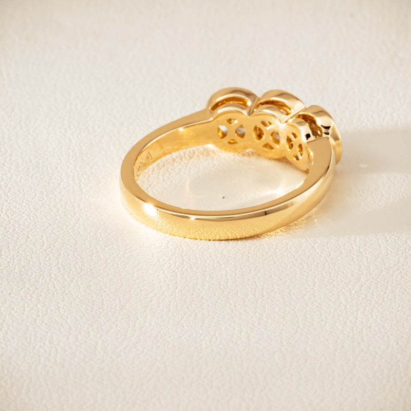 18ct Yellow Gold 1.39ct Reclaimed Diamond Natalia Ring