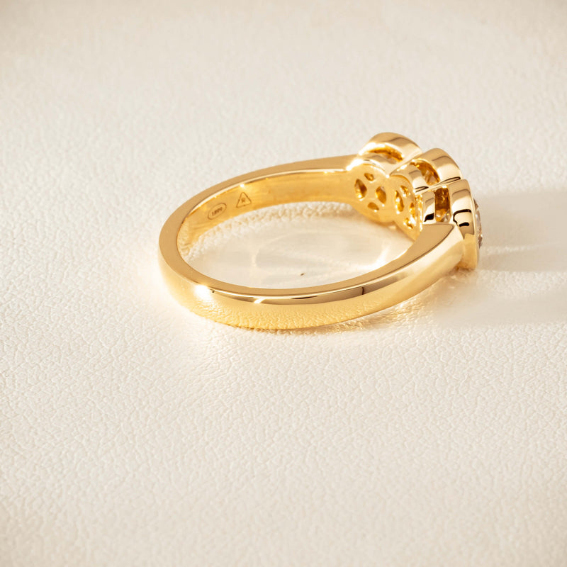 18ct Yellow Gold 1.39ct Reclaimed Diamond Natalia Ring