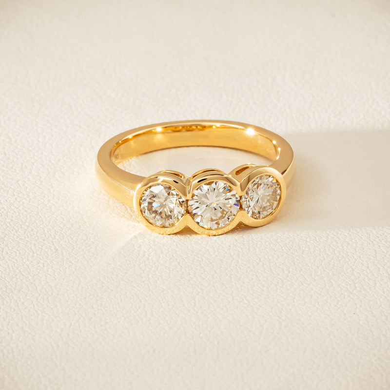 18ct Yellow Gold 1.39ct Reclaimed Diamond Natalia Ring
