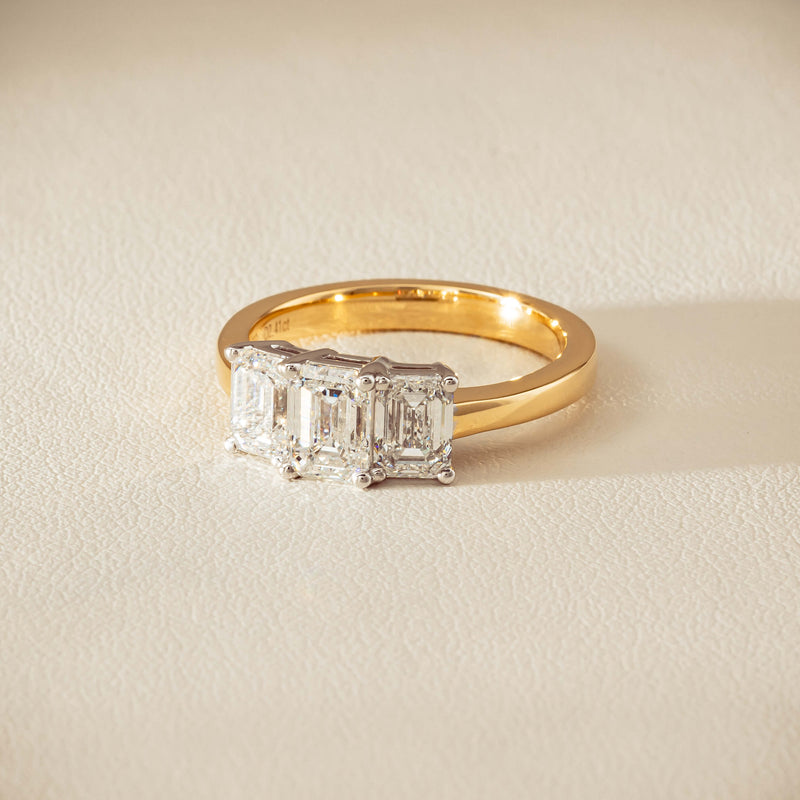 18ct Yellow & White Gold 2.41ct Diamond Odyssey Ring - Ring - Walker & Hall