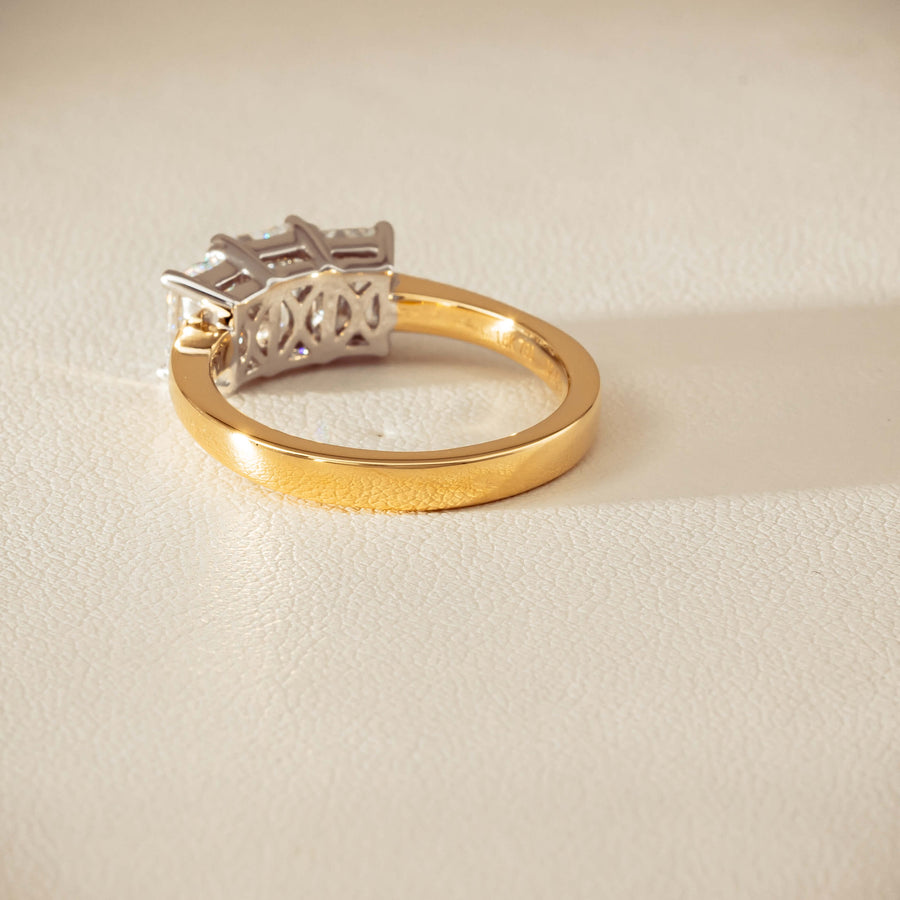 18ct Yellow & White Gold 2.41ct Diamond Odyssey Ring - Ring - Walker & Hall