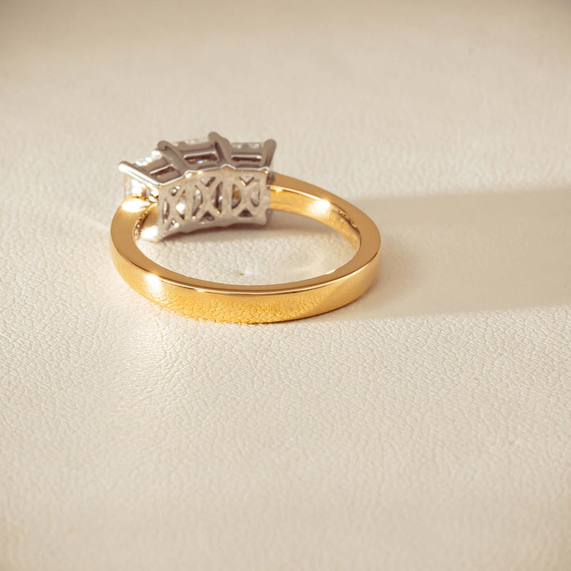 18ct Yellow & White Gold 2.41ct Diamond Odyssey Ring - Ring - Walker & Hall