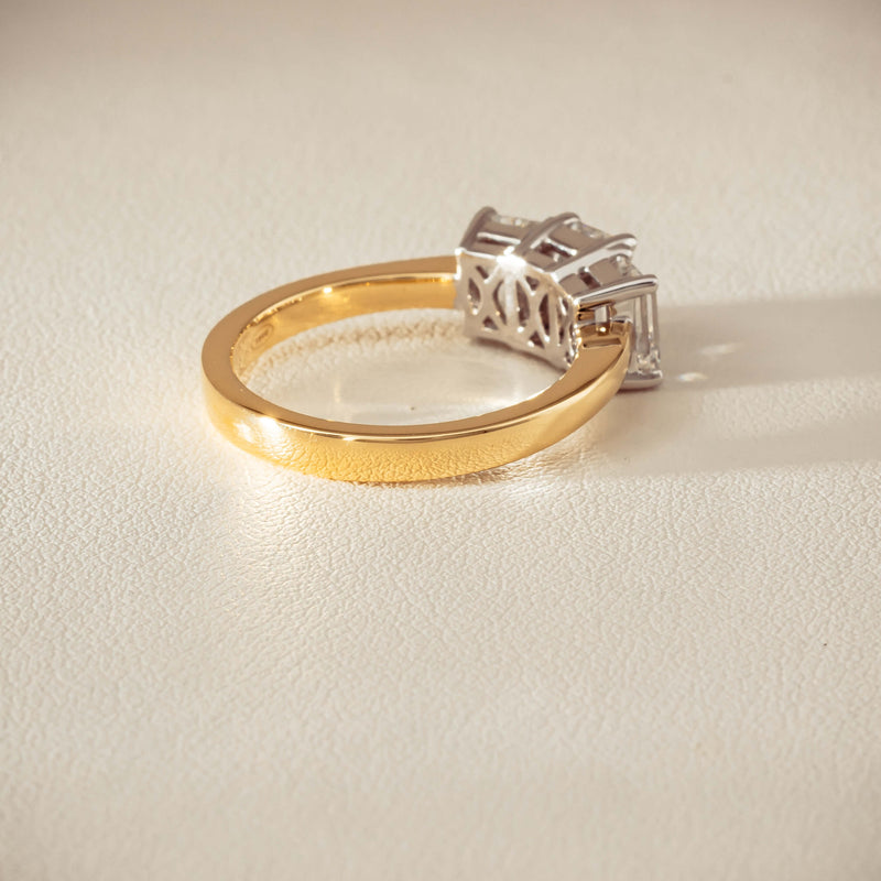 18ct Yellow & White Gold 2.41ct Diamond Odyssey Ring - Ring - Walker & Hall