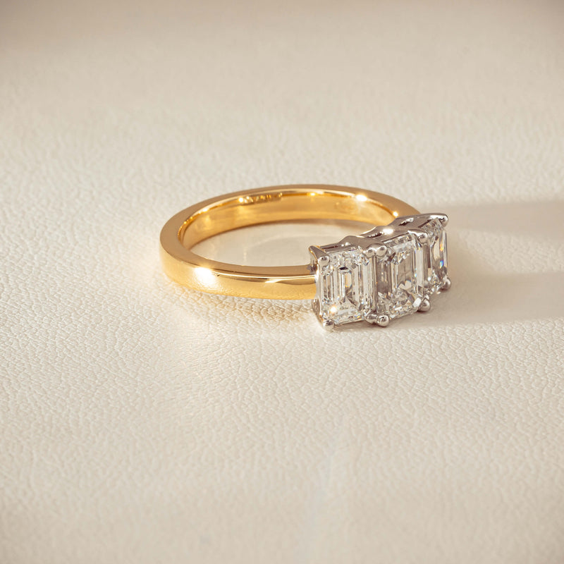 18ct Yellow & White Gold 2.41ct Diamond Odyssey Ring - Ring - Walker & Hall
