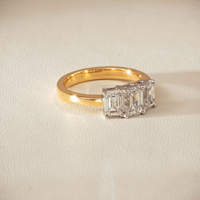18ct Yellow & White Gold 2.41ct Diamond Odyssey Ring - Ring - Walker & Hall