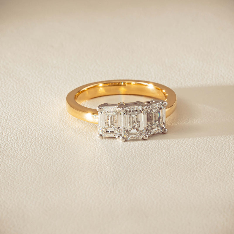 18ct Yellow & White Gold 2.41ct Diamond Odyssey Ring - Ring - Walker & Hall