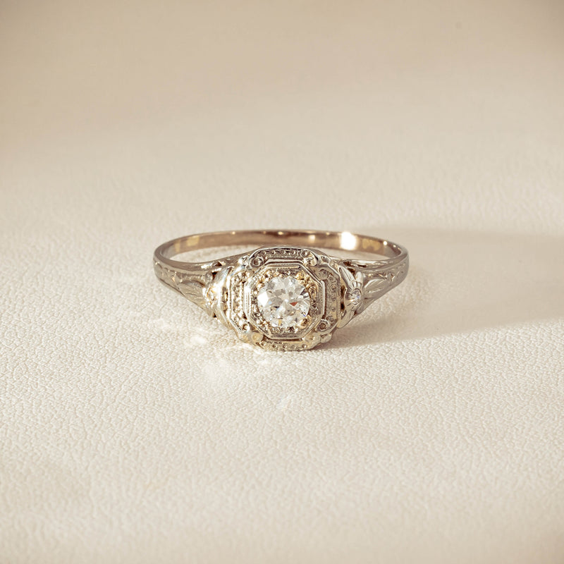 Deja Vu 18ct White Gold .35ct Diamond Ring - Ring - Walker & Hall