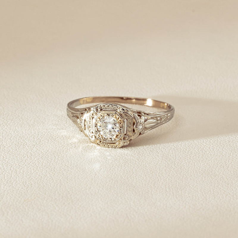 Deja Vu 18ct White Gold .35ct Diamond Ring - Ring - Walker & Hall