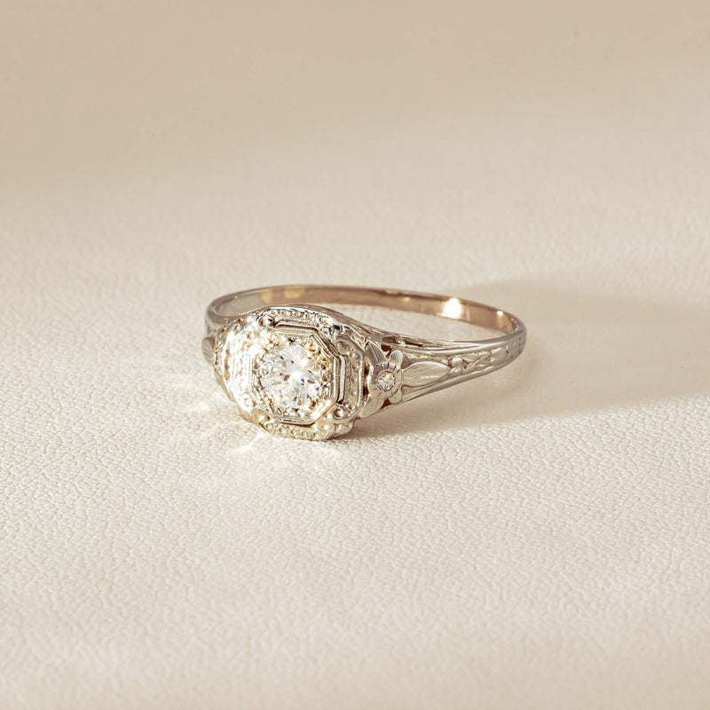 Deja Vu 18ct White Gold .35ct Diamond Ring - Ring - Walker & Hall