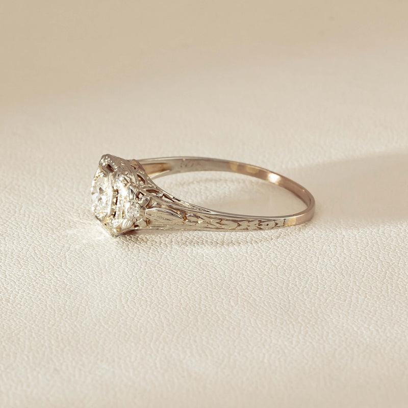 Deja Vu 18ct White Gold .35ct Diamond Ring - Ring - Walker & Hall