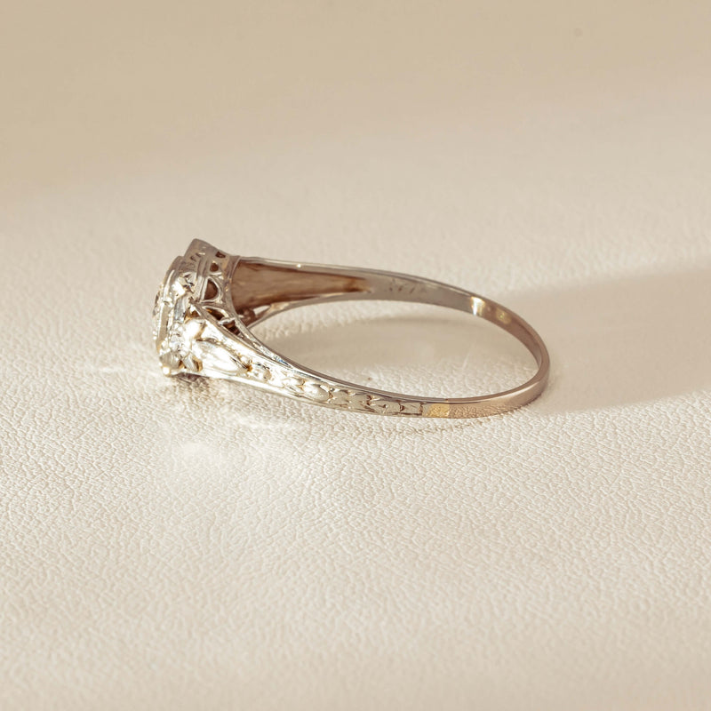 Deja Vu 18ct White Gold .35ct Diamond Ring - Ring - Walker & Hall