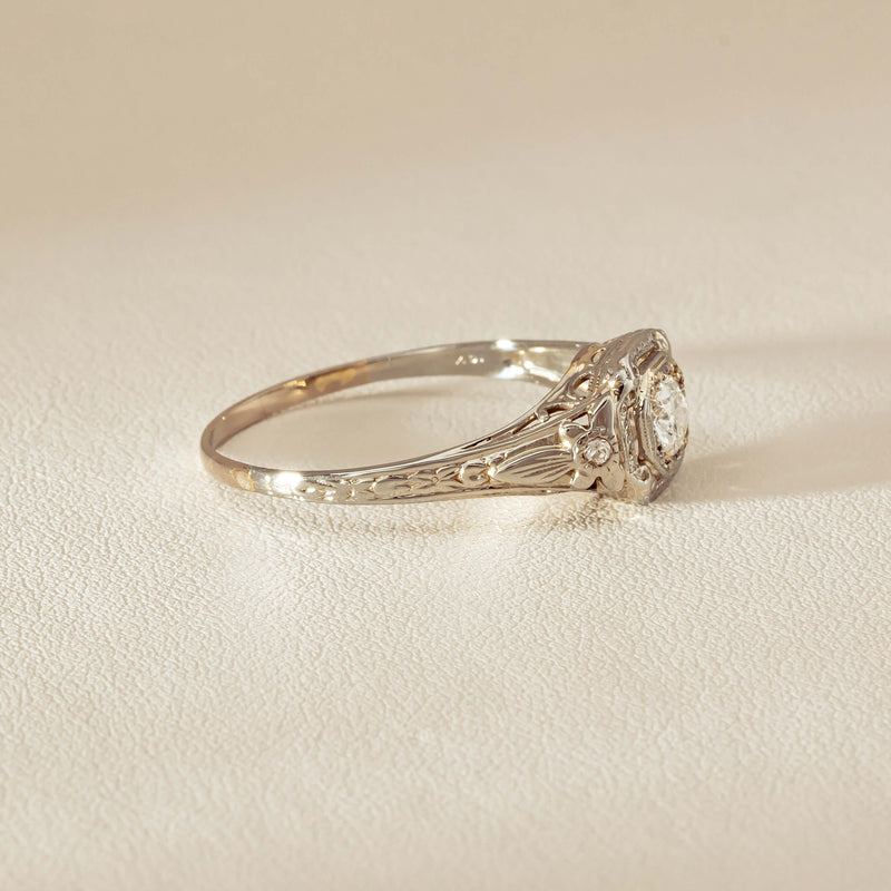 Deja Vu 18ct White Gold .35ct Diamond Ring - Ring - Walker & Hall