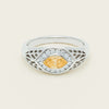 Deja Vu 18ct White Gold .65ct Yellow Diamond Ring - Ring - Walker & Hall