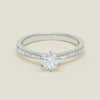 18ct White Gold .53ct Diamond Zenith Ring