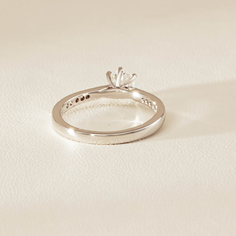 18ct White Gold .53ct Diamond Zenith Ring - Ring - Walker & Hall