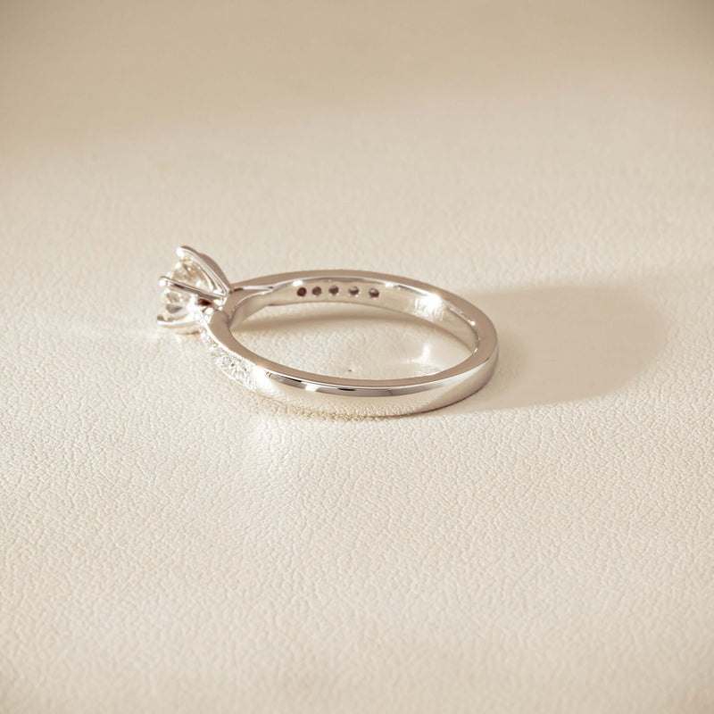 18ct White Gold .50ct Diamond Zenith Ring
