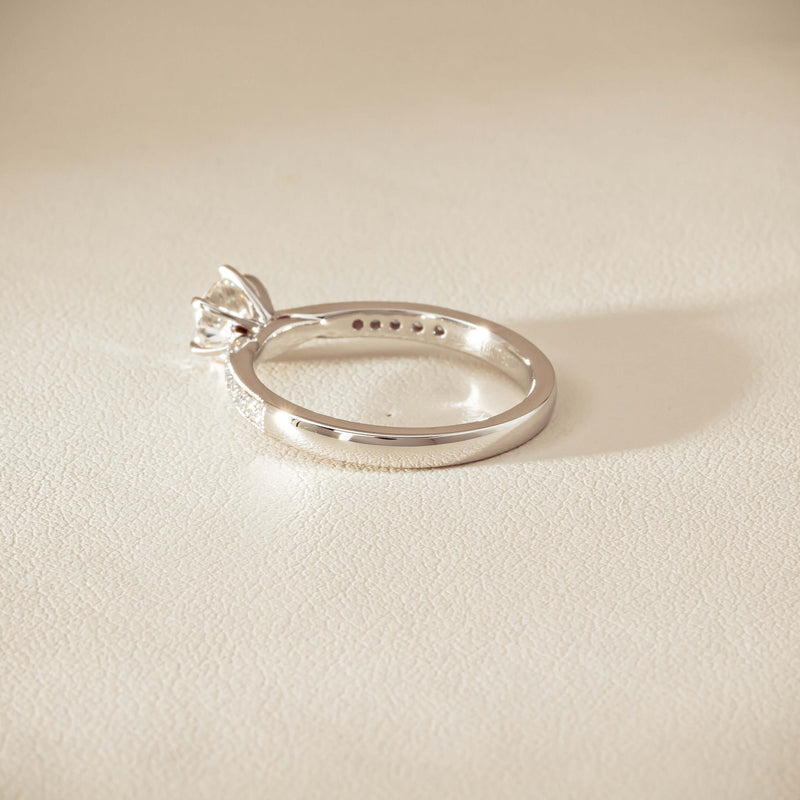 18ct White Gold .50ct Diamond Zenith Ring