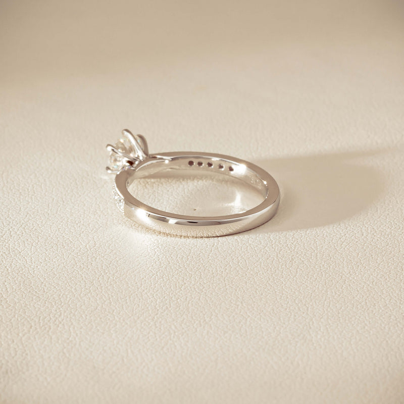 18ct White Gold .50ct Diamond Zenith Ring