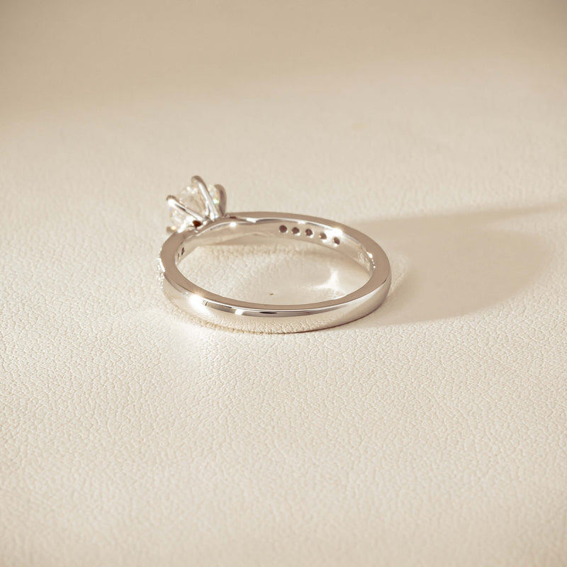 18ct White Gold .50ct Diamond Zenith Ring