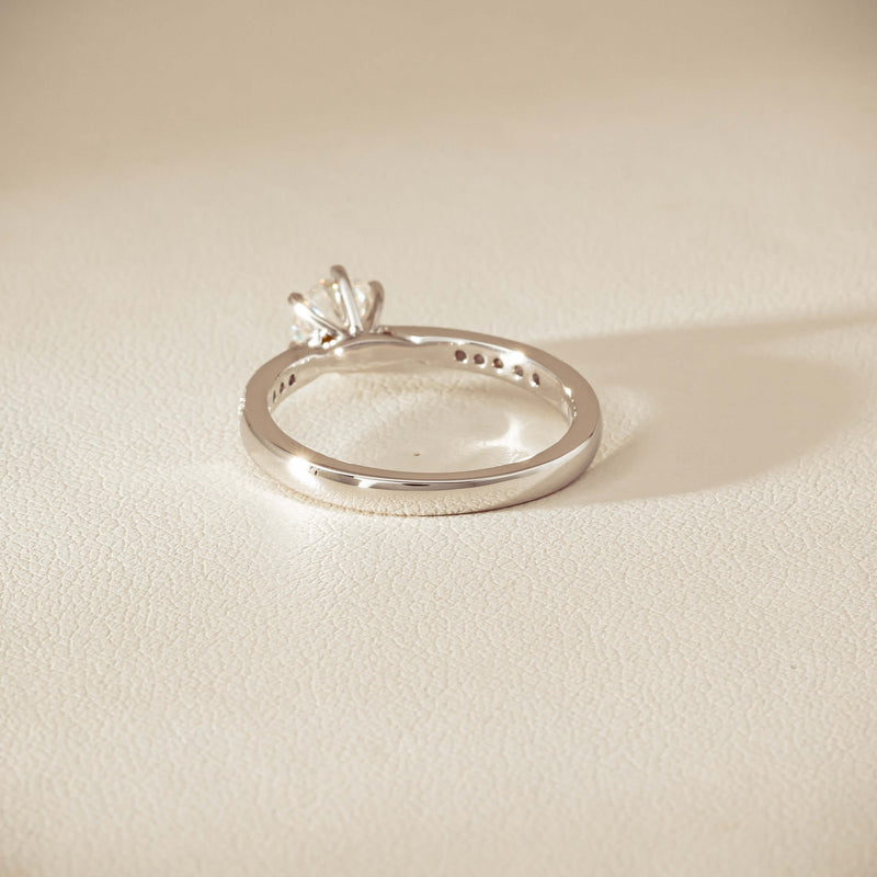 18ct White Gold .50ct Diamond Zenith Ring