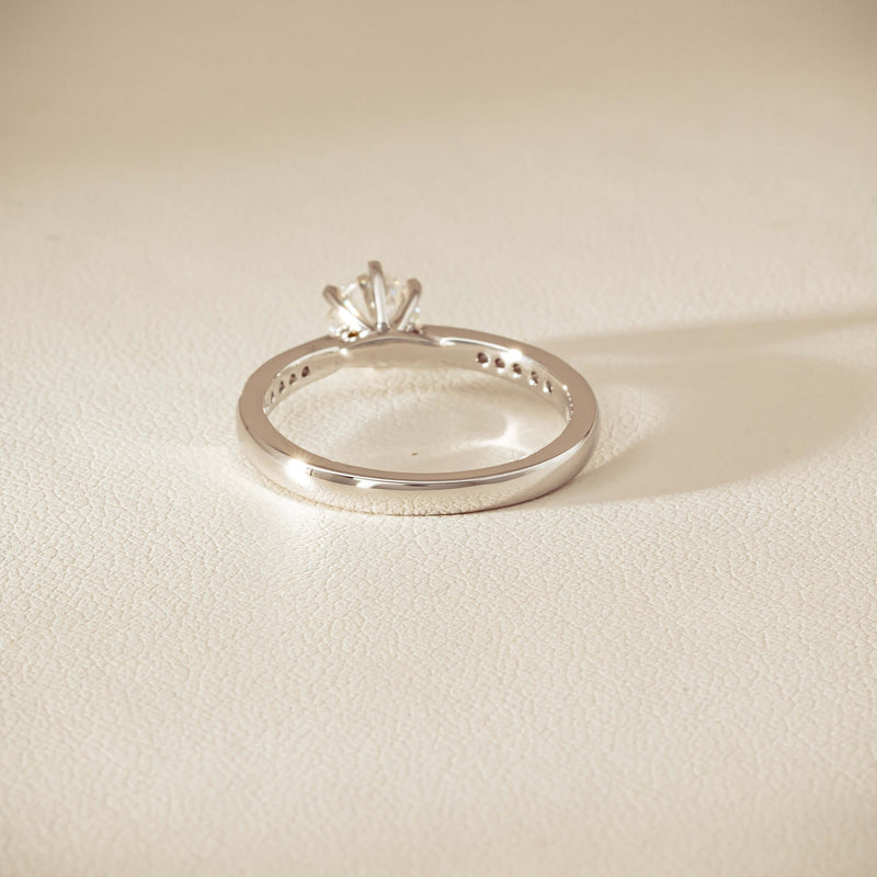 18ct White Gold .50ct Diamond Zenith Ring