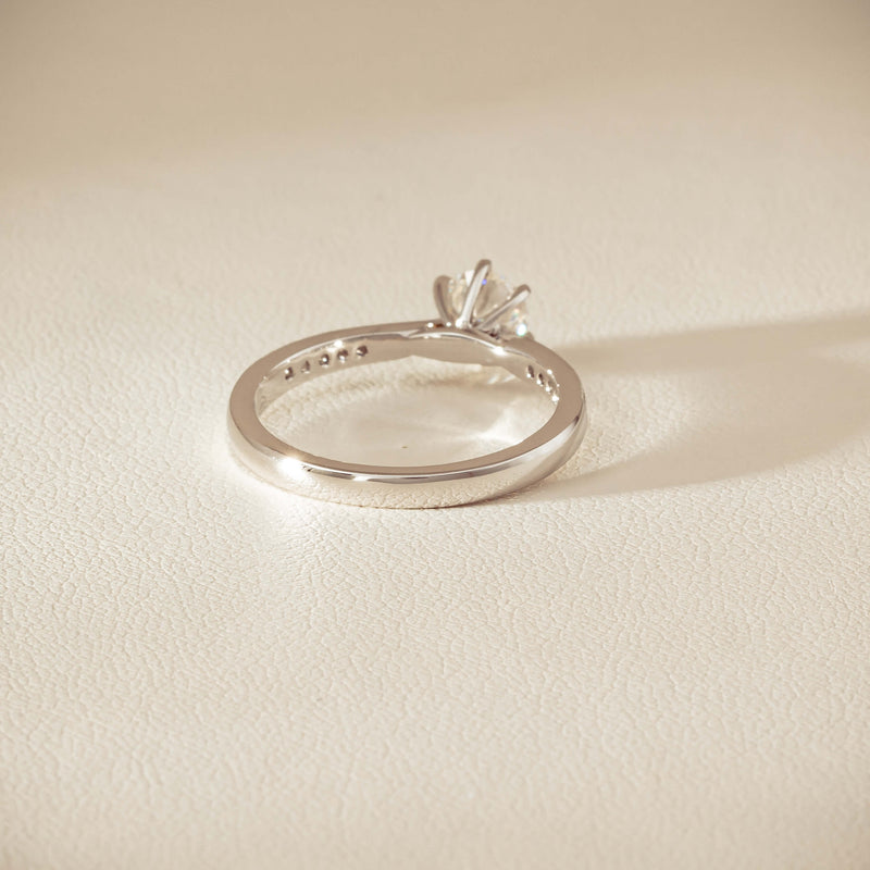 18ct White Gold .50ct Diamond Zenith Ring