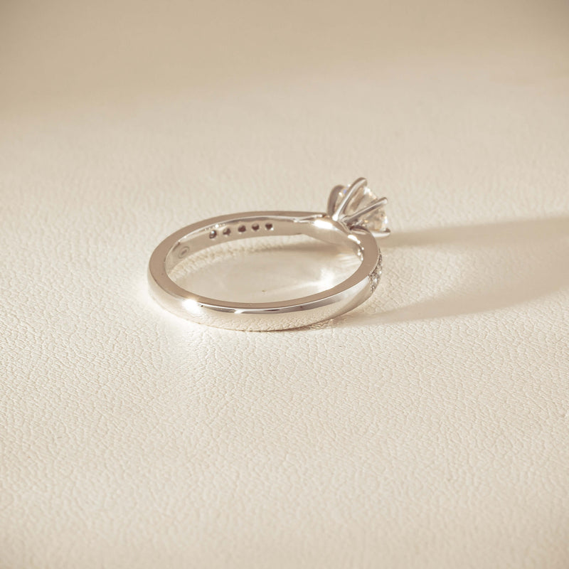 18ct White Gold .50ct Diamond Zenith Ring