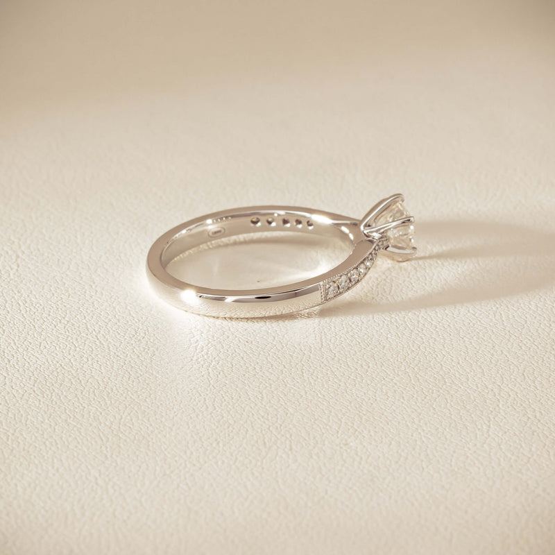 18ct White Gold .50ct Diamond Zenith Ring