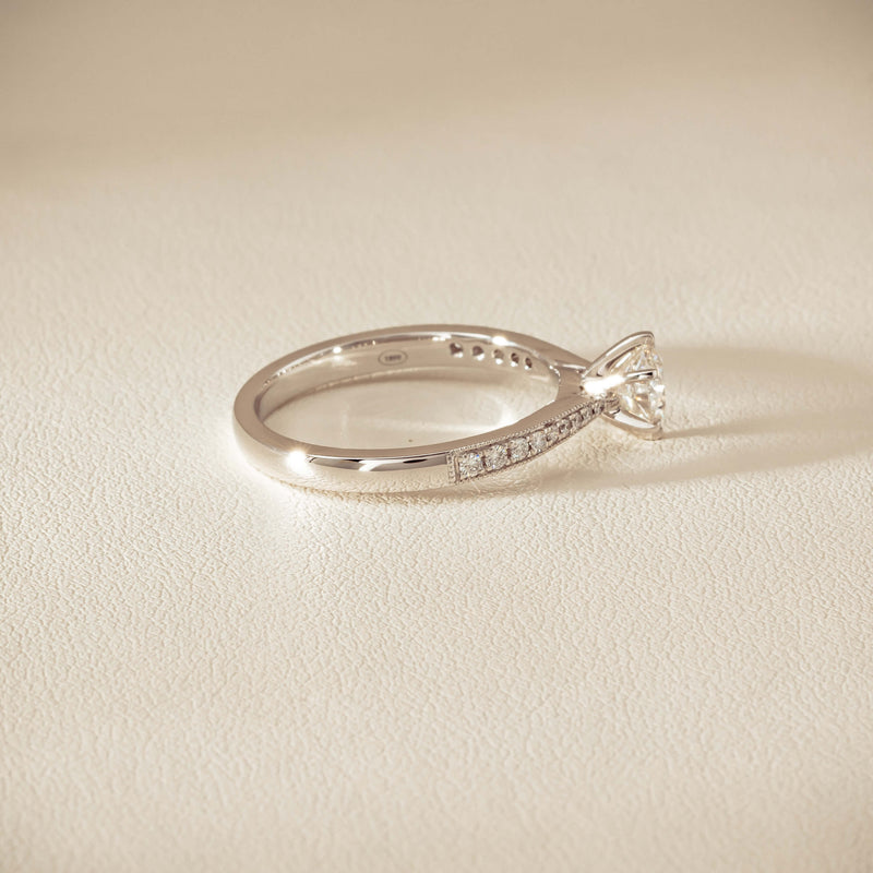 18ct White Gold .50ct Diamond Zenith Ring