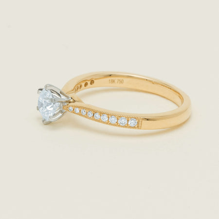 18ct Yellow Gold .50ct Diamond Zenith Ring