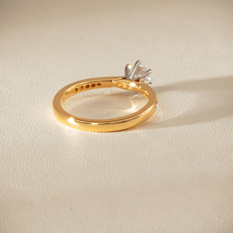 18ct Yellow Gold .52ct Diamond Zenith Ring
