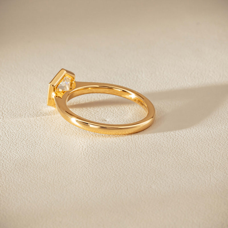 18ct Yellow Gold 1.05ct Hexagonal Diamond Natalia Ring
