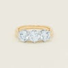 18ct Yellow Gold 2.30ct Diamond Trilogy Ring - Ring - Walker & Hall