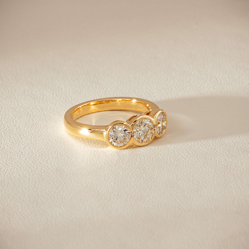 18ct Yellow Gold 1.68ct Reclaimed Diamond Natalia Ring