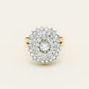 Deja Vu 18ct Yellow Gold 1.20ct Diamond Cluster Ring