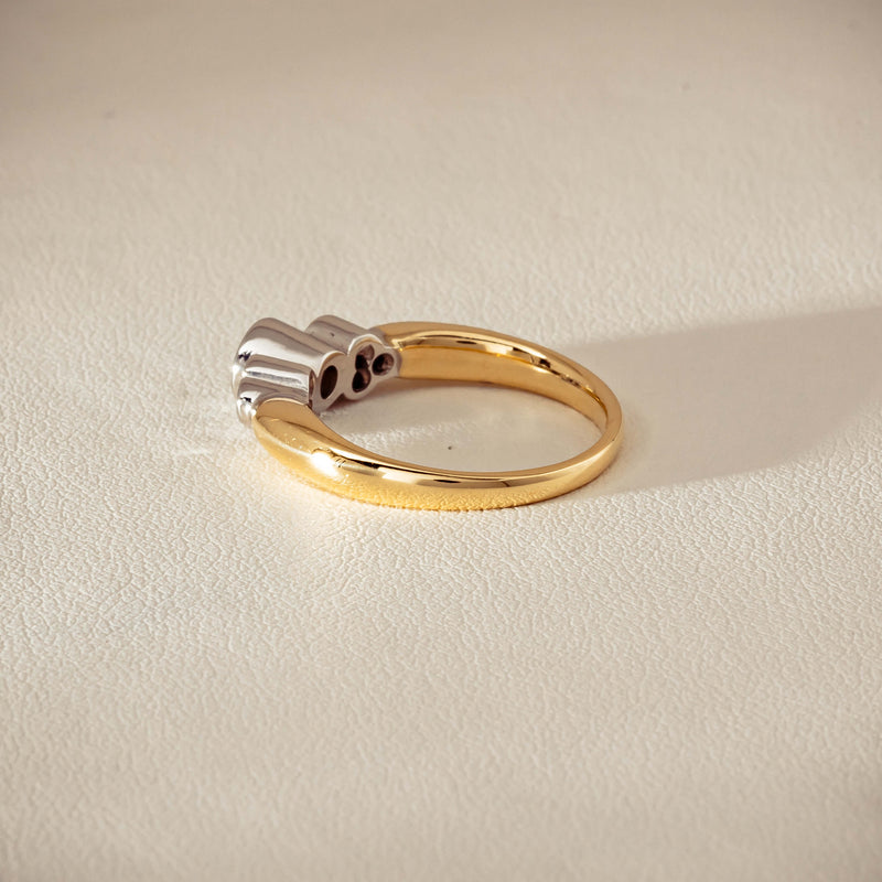 Deja Vu 18ct Yellow Gold .43ct Diamond Rubover Set Ring - Ring - Walker & Hall