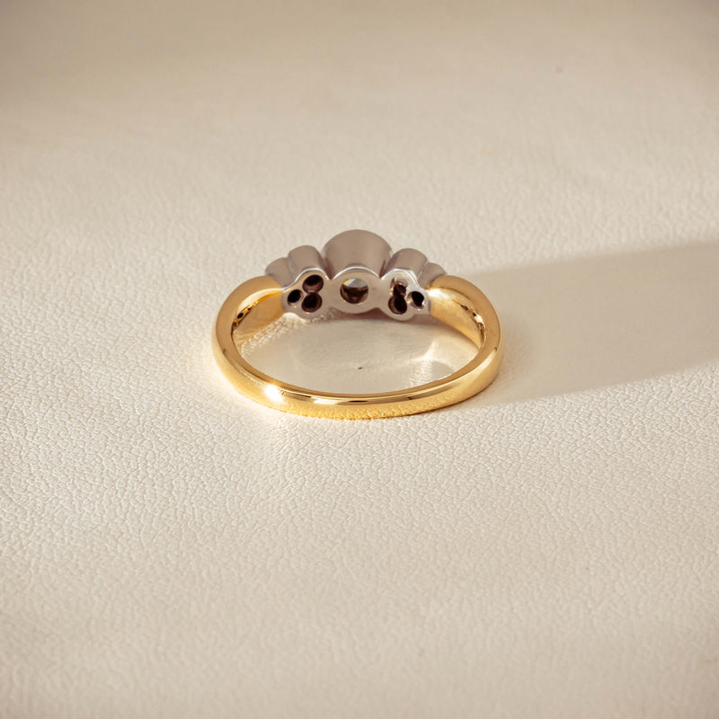 Deja Vu 18ct Yellow Gold .43ct Diamond Rubover Set Ring - Ring - Walker & Hall